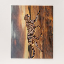 Quebra-cabeça Cheetah Sprinting