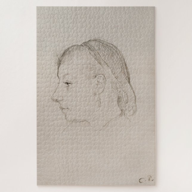 Quebra-cabeça Chefe de Mulher (1855) apresentada por Camille Pis (Vertical)