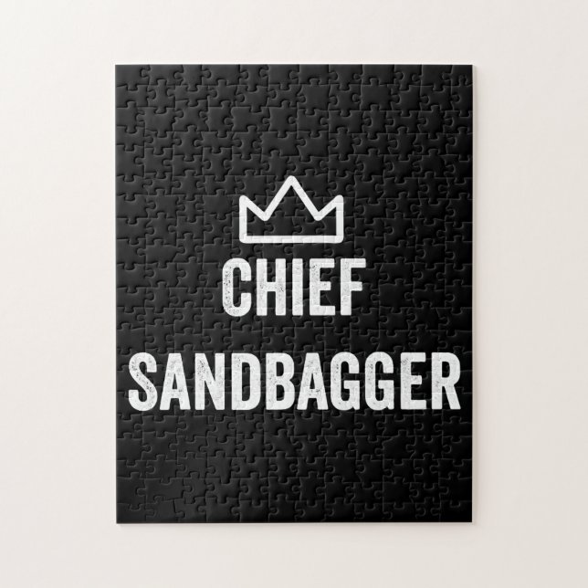 Quebra-cabeça Chefe Sandbagger Golf Meme Bjj Chess Sandbag (Vertical)