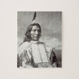 Quebra-cabeça Chefe vermelho da nuvem (1822-1909) 1880 (foto de