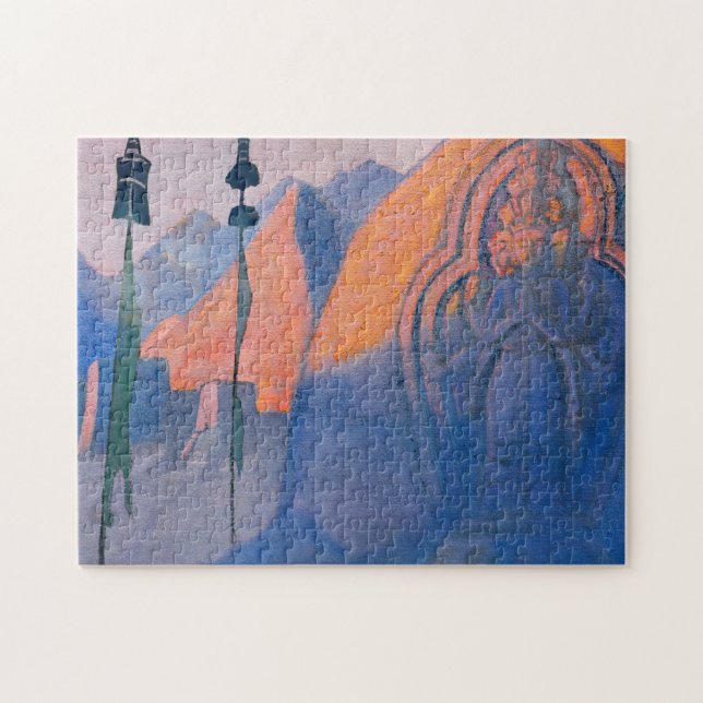 Quebra-cabeça Chenrezi por Nicholas Roerich (Horizontal)