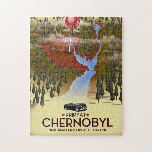 Quebra-cabeça Chernobyl, Pripyat, ukraine Travel print (Vertical)