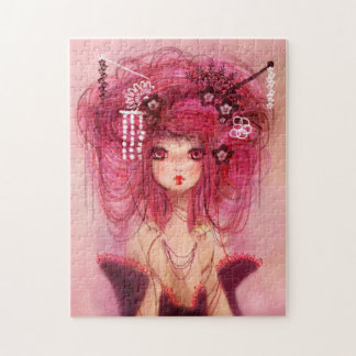 Quebra-cabeça Cherry geisha