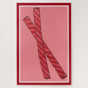 Quebra-cabeça Cherry Red Licorice Whips Licorice Twist Candy