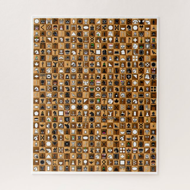 Quebra-cabeça ChessCraft (Vertical)