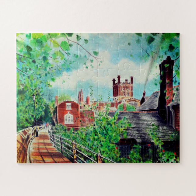 Quebra-cabeça Chester in England art (Horizontal)