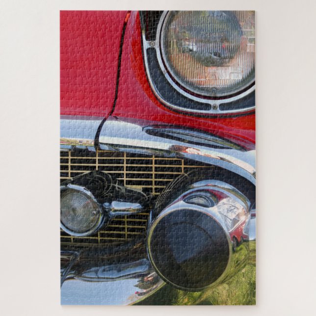 Quebra-cabeça Chevrolet Belair, 1957. (Vertical)