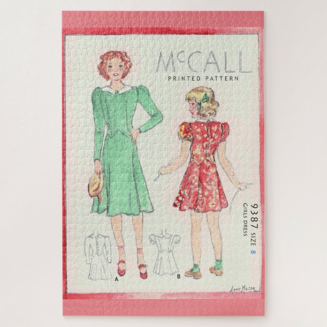 Quebra-cabeça Chic Retroativo (Vertical)