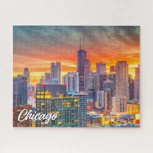Quebra-cabeça Chicago, Illinois, Estados Unidos