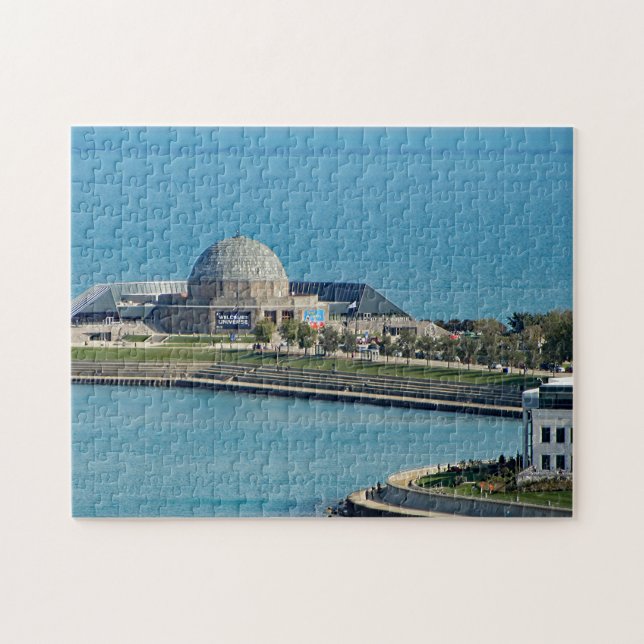 Quebra-cabeça Chicago Lakefront Planetarium Foto (Horizontal)