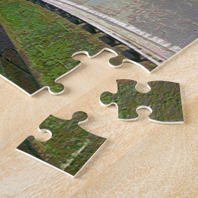 Quebra-cabeça Chicago Traffic em Sandstone (Lateral)