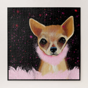 Quebra-cabeça Chihuahua Bling
