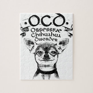 Quebra-cabeça chihuahua obsessivo OCD
