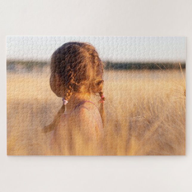 Quebra-cabeça Child Photo Custom Personalize (Horizontal)