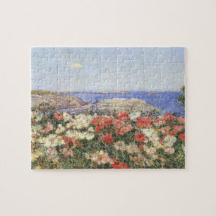 Quebra-cabeça Childe Hassam - papoilas nas ilhas dos bancos de