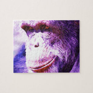 Quebra-cabeça Chimpanzé sorridente