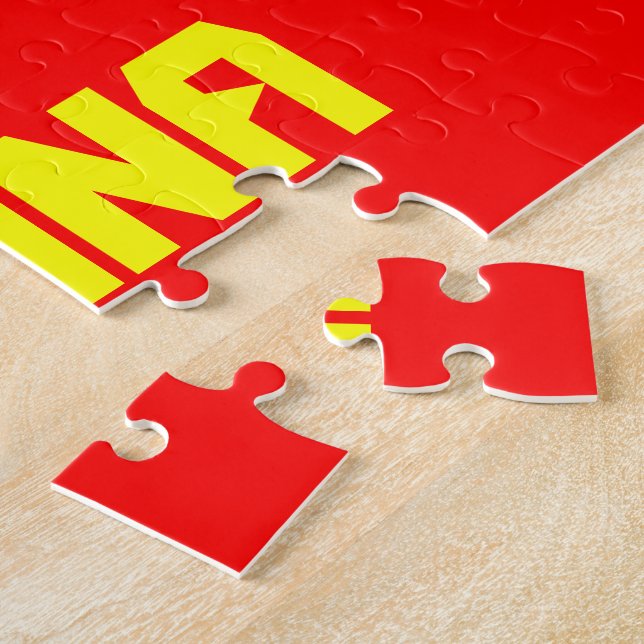 Quebra-cabeça China flag puzzle (Lateral)