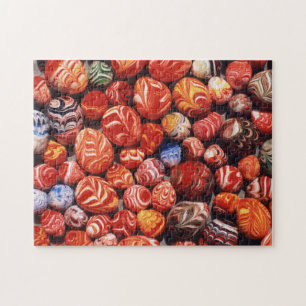 Quebra-cabeça China, Ming Tombs, Souvenirs de Vidro Pintado