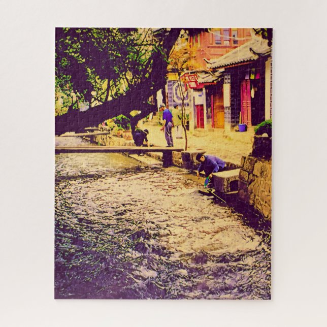 Quebra-cabeça China viagem Lijiang Yunnan (Vertical)