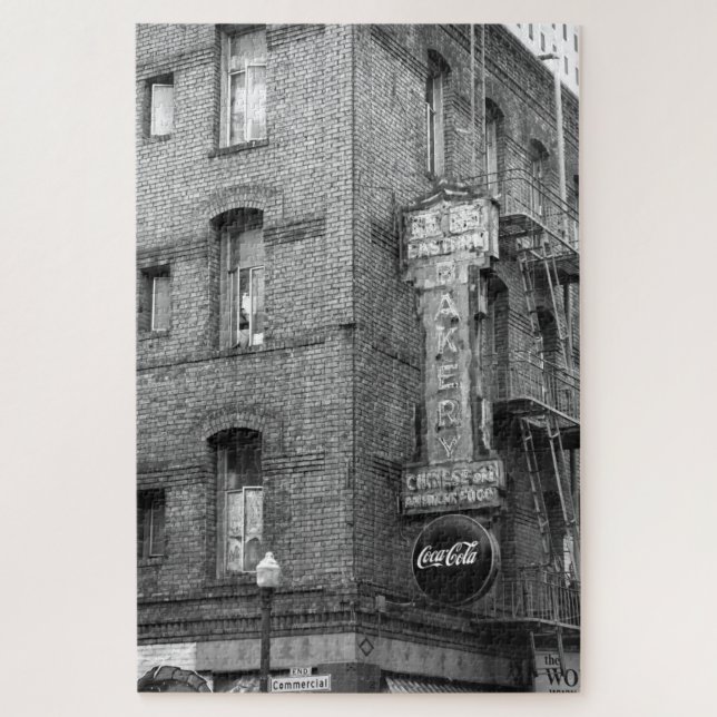 Quebra-cabeça Chinatown Neon Nostalgic San Francisco (Vertical)