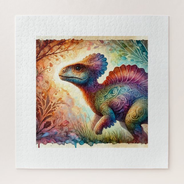 Quebra-cabeça Chinshakiangosaurus 190624AREF109 - Watercolor (Vertical)