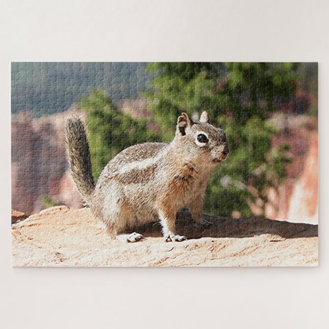 Quebra-cabeça Chipmunk no Bryce Canyon (Horizontal)