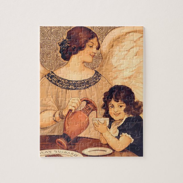 Quebra-cabeça Chocolate Angel French Antique (Vertical)