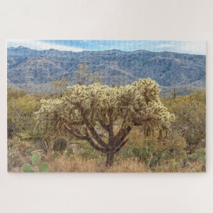 Quebra-cabeça Cholla Fruta em Cinto no Deserto de Sonoran