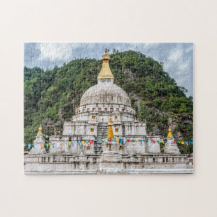 Quebra-cabeça Chorten Kora - Butão Oriental, Himalaia, Ásia