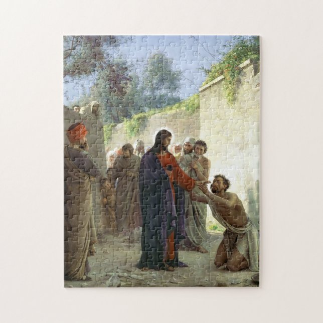 Quebra-cabeça Christ Healing the Blind Man (Vertical)