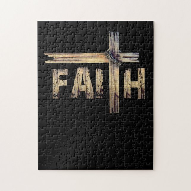 Quebra-cabeça Christian Faith & Cross - Christian Faith (Vertical)