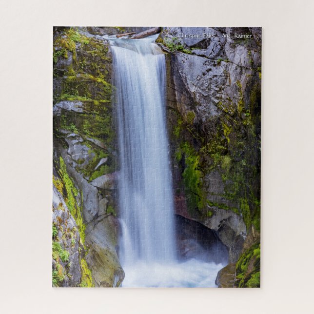 Quebra-cabeça Christine Falls, Monte Rainier National Park, (Vertical)