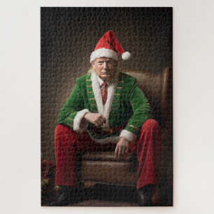 Quebra-cabeça Christmas Elf Donald Trump