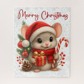 Quebra-cabeça Christmas Mouse Puzzle