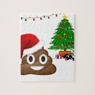 Quebra-cabeça christmas poo emoji