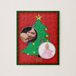 Quebra-cabeça Christmas Tree with Your Photos