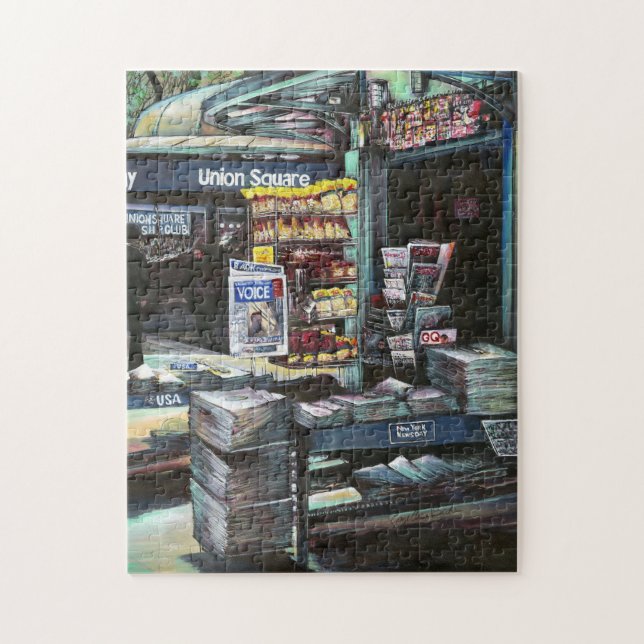 Quebra-cabeça Chrysocolia Morning, Union Square, NYC (Vertical)