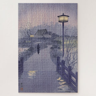 Quebra-cabeça Chuva de crepúsculo no caminho para Shinobazu no J