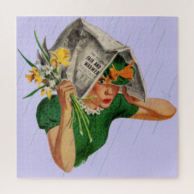 Quebra-cabeça chuva não na previsão (Vertical)