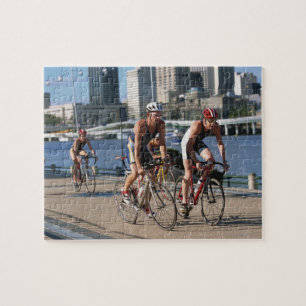 Quebra-cabeça Ciclismo de Triathloners