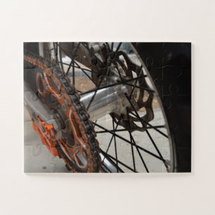 Quebra-cabeça Ciclismo Roda Traseira, Jigsaw Puzzle