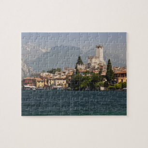 Quebra-cabeça Cidade à beira do lago, Malcesine, Província de Ve
