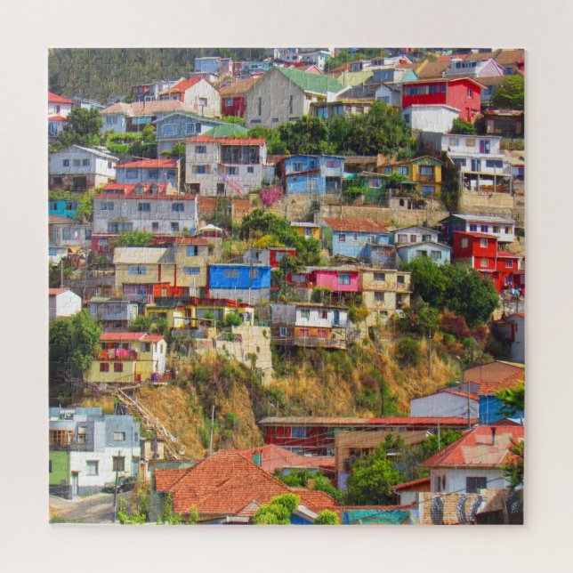 Quebra-cabeça cidade colorida (Vertical)