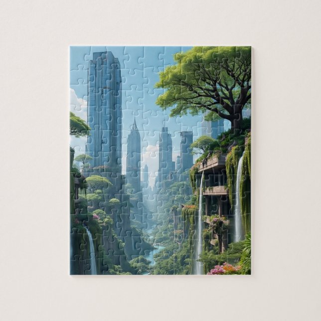 Quebra-cabeça Cidade da Selva (Vertical)