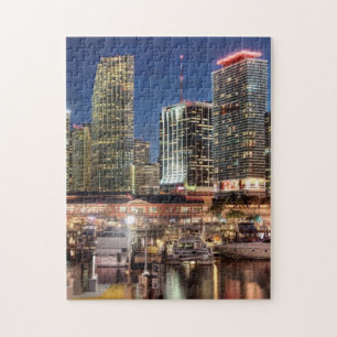 Quebra-cabeça Cidade da skyline de Miami em Florida