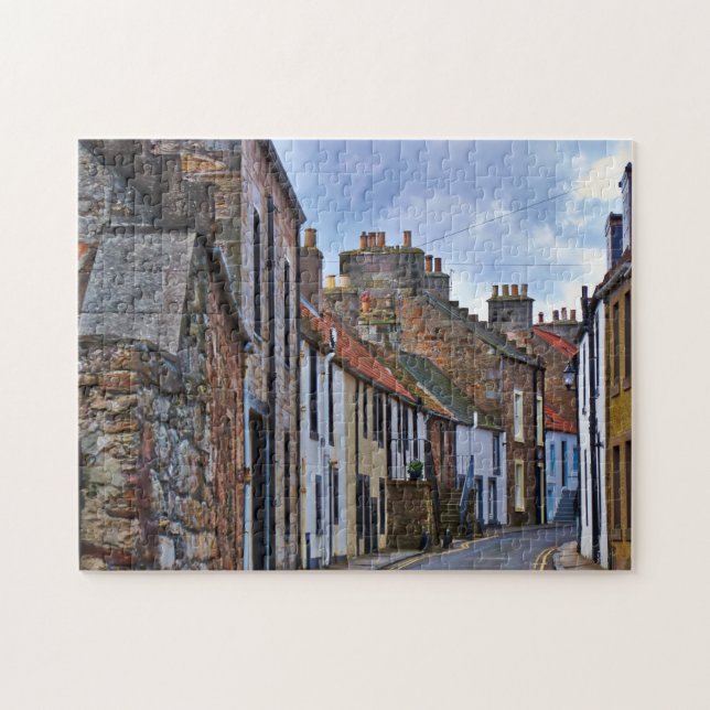 Quebra-cabeça Cidade de Anstruther Escócia. (Horizontal)