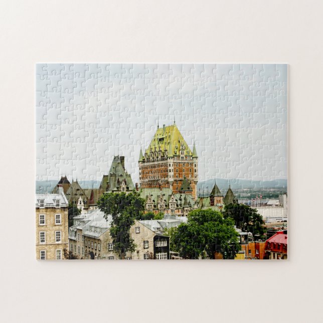 Quebra-cabeça Cidade de Chateau Frontenac (Horizontal)