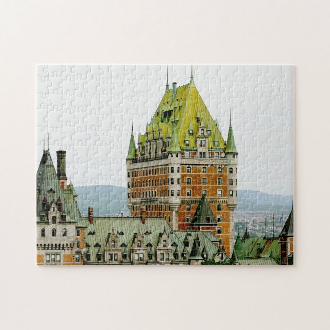 Quebra-cabeça Cidade de Chateau Frontenac (Horizontal)