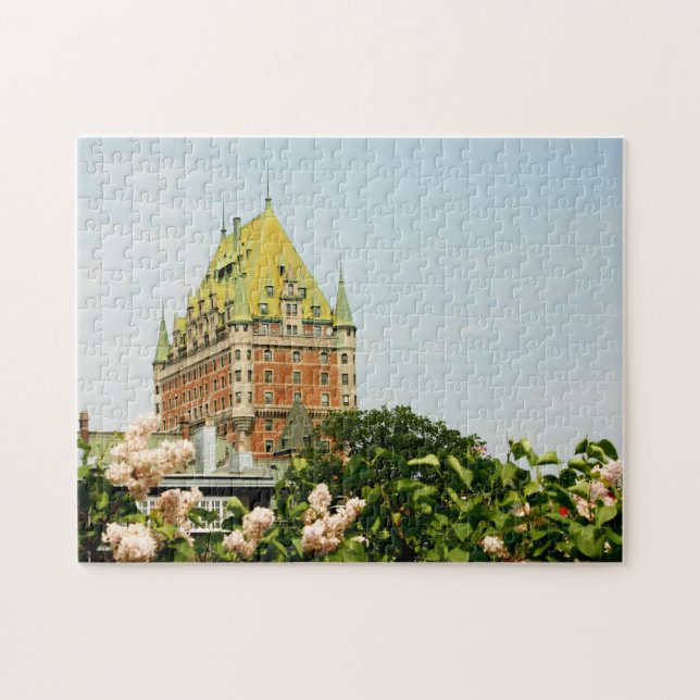 Quebra-cabeça Cidade de Chateau Frontenac (Horizontal)