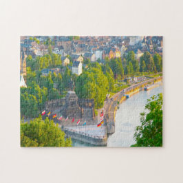 Quebra-cabeça Cidade de Koblenz Alemanha.